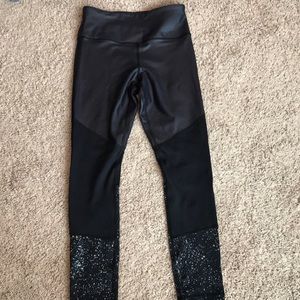 Black reflective light n tight high rise size 4